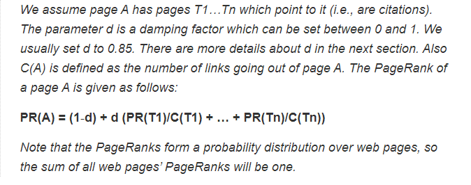 how to calculate page rank